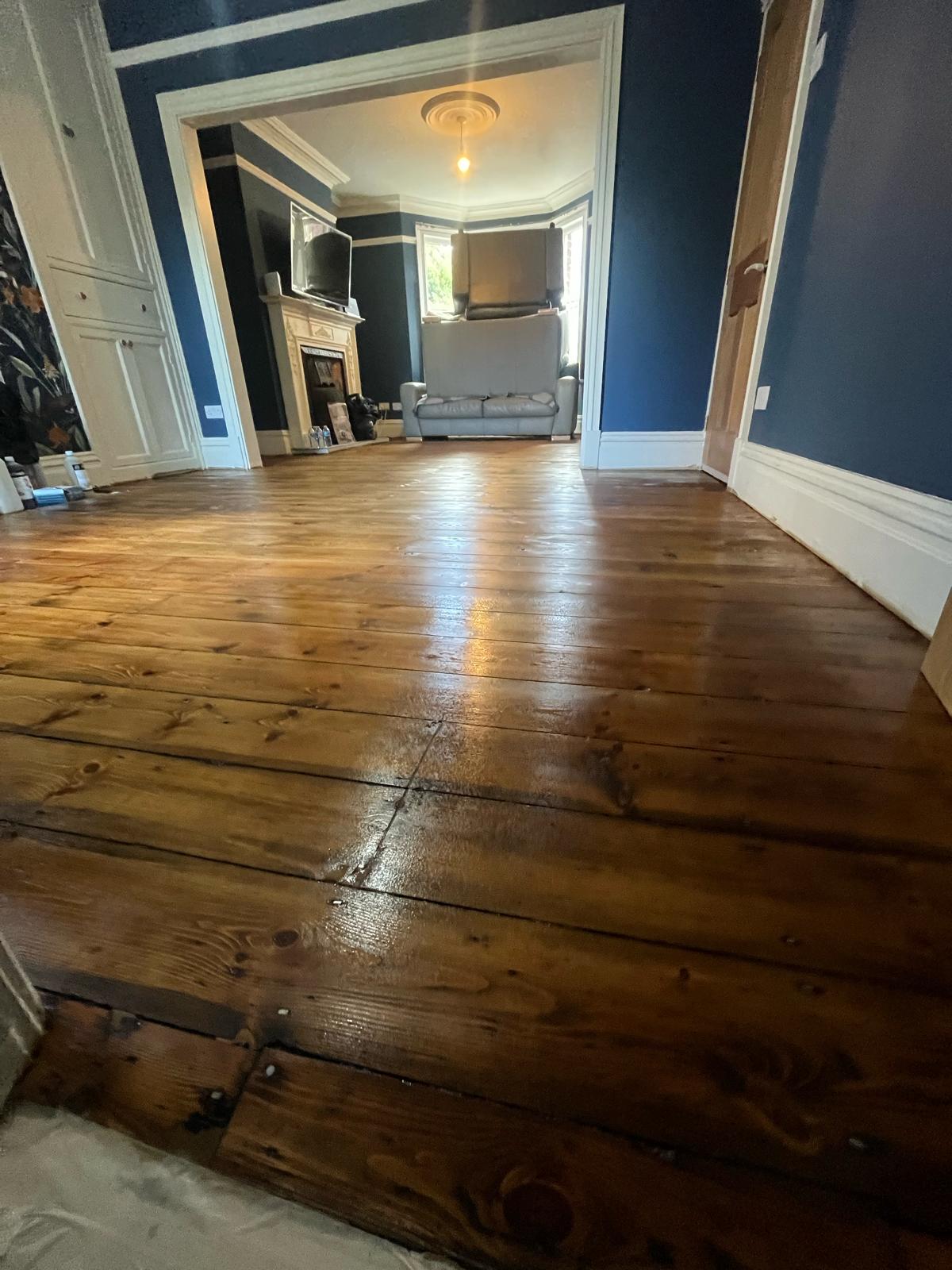 Reclaimed pine — example